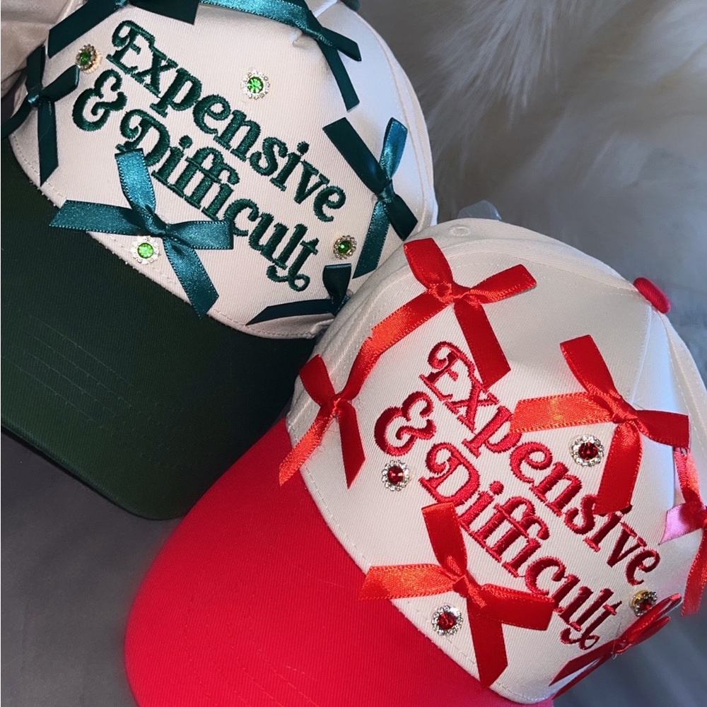 1of1 Embellished/Embroidered Caps